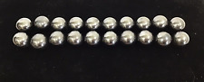 Hematite Balls Spheres Polished Magnetic 1 Inch Solid 20 Spheres - 10 Pairs