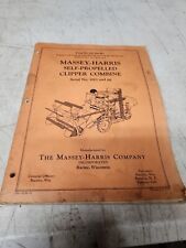 Massey Harris Clipper Combine Parts Manual 690096m2