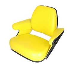 Seat Assembly Vinyl Yellow Fits John Deere 4440 4050 4240 7700 4250 4040 4430