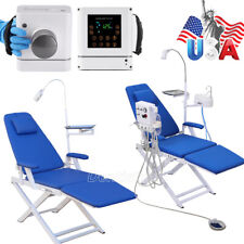 Dental Digital X-ray Machine Portable Dental Chair Led Lightwith Turbine Unit