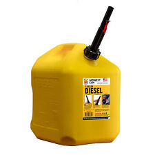 Midwest Can Company 5 Gallon Diesel Can Fuel Container W Auto Shut Off Yellow