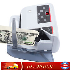 Money Counter Bill Counting Machine Counterfeit Detector Uvmgwm Cash Bank New