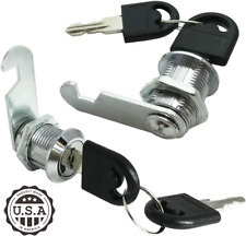 2pcs Cabinet Lock Tool Box Lock Chest Key Storage Truck Safe Cylinder With Keys