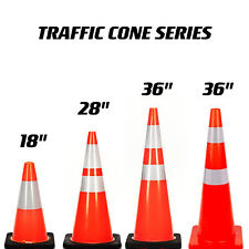 182836 Pvc Traffic Safety Cone Series Fluorescent Reflective Parking Cone