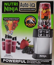 Nutri Ninja Auto-iq Blender - Bl480d W 3 Cups 18 24 32oz 3 Sip Lids