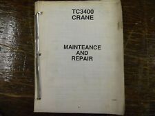 Terex Simon Ro Stinger Tc3400 Telescopic Crane Boom Shop Service Repair Manual