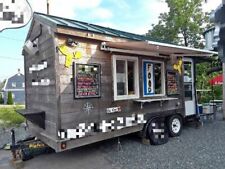 Used 2012 Food Concession Trailer With Porch Portable Kitchen For Sale In Main