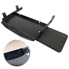 Keyboard Tray Under Desk Sliding Pull Out Ergonomic Keyboard Stand W Mouse Tray