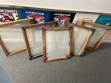 Commercially Used Wooden Silk- Screen Printing Frames- 5 Pack Bundle