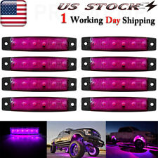 8x Purple Led Rock Pods Lights For Jeep Offroad Car Truck Atv Underbody Wheel