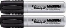 Sharpie 44001 Oversized Chisel Tip Extra Wide Magnum Permanent Marker 2 Pieces