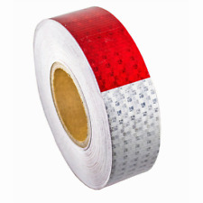 Conspicuity Tape Dot-c2 Approved Reflective Trailer Red White 2x100 -1 Roll Us
