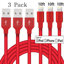3 Pack Fast Charger Usb Cable For Iphone 6 7 8plus Iphone Xr Xs Max 11 12 13 Pro