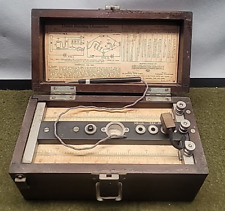 Antique 1928 Roller Smith Company Direct Reading Ohmmeter Wooden Case Rare