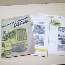 Cat Caterpillar D4 Crawler Tractor Dealer Sales Brochure Guide Specifications