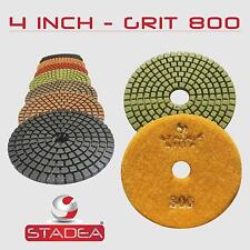 Stadea 4 Diamond Polishing Pad Grit 800 For Granite Concrete Wet Grinder Floor