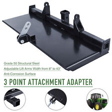 Preenex 3-point Attachment Adapter W Trailer Hitch Adjustable Lift-arm Skidsteer