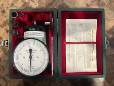 Vintage James Biddle Hand Tachometer Gauge Indicator Swiss Made W Original Case