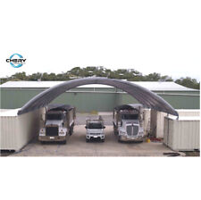 Storage Shelter Canopy Over Shipping Containers 40x40 Fabric Buildings