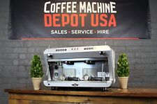 White Wega Io Evd 2 Group Commercial Espresso Coffee Machine