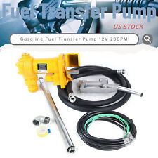 Fill-rite Fuel Transfer Pump W Hose Manual Nozzle 20 Gpm 12 Volt Dc Motor New