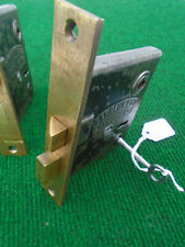 One Sargent 5234 Mortise Lock With Key - Circa 1900 Faceplate 5 12 18577