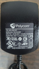 Genuine Polycom Power Supply Wall Adapter 48v 0.31a Phone Charger