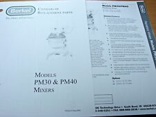 Berkel Models Pm30 Pm40 Mixers Catalog Of Replacement Parts