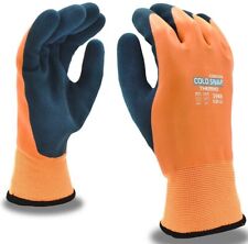 3988 Orange Thermo Latex Waterproof Insulated Winter Work Gloves Fully Coated