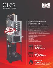 Lanair Xt-75 Waste Oil Heater 75000 Btus Burns 1 And 2 Fuel Oil Diesel Mx75