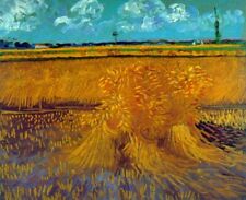 Sheaves By Vincent Van Gogh Giclee Fine Art Print Reproduction On Canvas