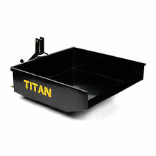 Titan Attachments 10 Cu. Ft Quick Hitch Compatible Dump Box Category 1 3-point