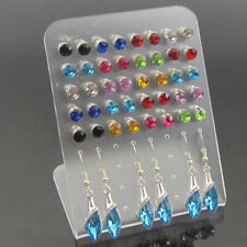 72 Hole Acrylic Earring Display Stand Stud Earrings Storage Holder Jewelry Rack