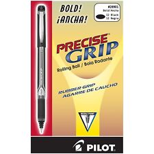 Pilot Precise Grip Rollerball Pens Bold Point Black Ink Dozen 28901 572062