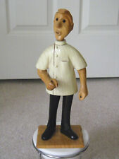 Vintage Romer Cormano Dentist Hand Carved Wood Figurine Statue