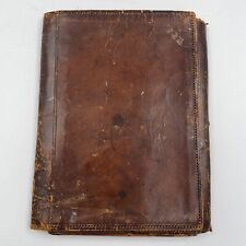 Antique Leather Personal Planner Organizer 9 14 In L X 7 14 In W 19th Century