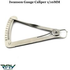 Orthodontics Dental Iwanson Gauge Crown Spring Caliper Measuring Instruments