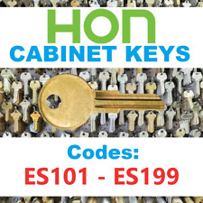 Hon File Cabinet Key Cut To Your Code Es101 - Es199