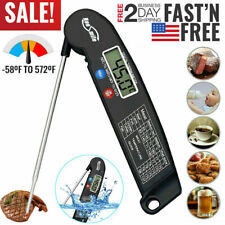 Instant Read Digital Grill Kitchen Meat Thermometer Probe Bbq Oven Food Cooking
