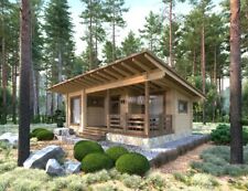 Log House Kit Lh-50.9 Eco Friendly Wood Prefab Diy Building Cabin Home Modular