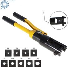 Stainless Steel Cable Crimper Hex Lug Tool Hydraulic Hand Crimping Swaging Tool