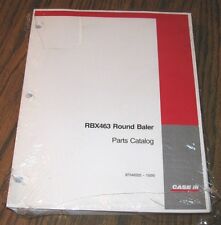 Case Ih Rbx463 Round Hay Baler Parts Catalog Manual 87346325 Issued 2005 New