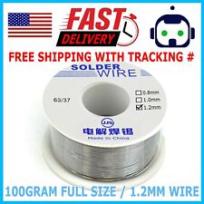 6337 Tin Lead Rosin Core Flux Solder Wire For Electrical Solderding 1.2mm 100g