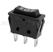 Spdt Momentary Rocker Switch On-off-on 14hp Kcd3 20a125vac Usa Seller