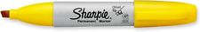 Sharpie Permanent Markers Broad Chisel Tip Single Yellow 1927297