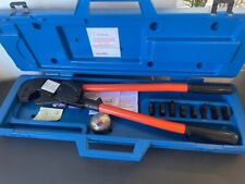Thomas Betts Tbm8s Wire Cable Crimper Crimp Tool With Dies Case