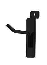 Slatwall Metal Peg Hooks 100 Black 2 Slat Wall Display 6mm Diameter Tubing