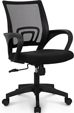 Office Computer Desk Chair Gaming-ergonomic Mid Back Cushion Lumbar Support