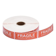 1000 Labels Fragile Handle With Care Stickers Warning Packing Shipping Label S