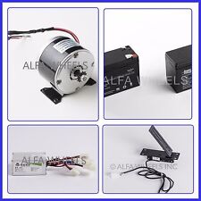 24 Volt Electric Motor Kit W Batteries Speed Control Box Foot Pedal Throttle
